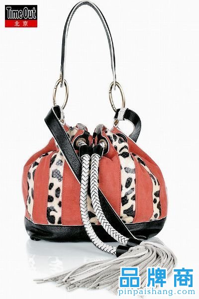 Diane von Furstenberg仿麂皮水桶包 5080元