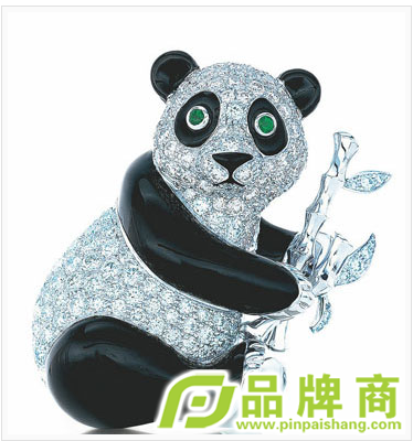 Tiffany & Co. 熊猫胸针
