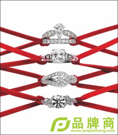 感情线圈出情人结 臻美钻戒