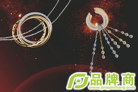 卡地亚Trinity珠宝的三环光影